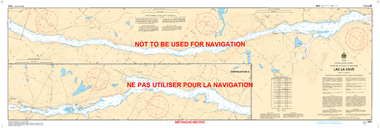 Lac la Cave Canadian Hydrographic Nautical Charts Marine Charts (CHS) Maps 1555