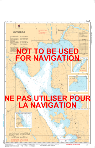Lac Témiscamingue/ Lake Timiskaming Canadian Hydrographic Nautical Charts Marine Charts (CHS) Maps 1556