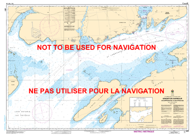 Kingston Harbour and Approaches/et les approches Canadian Hydrographic Nautical Charts Marine Charts (CHS) Maps 2017