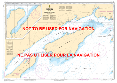 Lower Gap to/à Adolphus Reach Canadian Hydrographic Nautical Charts Marine Charts (CHS) Maps 2018