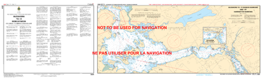 Buckhorn to/à Bobcaygeon including/y compris Chemong Lake Canadian Hydrographic Nautical Charts Marine Charts (CHS) Maps 2024