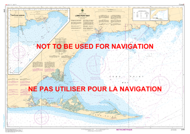Long Point Bay Canadian Hydrographic Nautical Charts Marine Charts (CHS) Maps 2110
