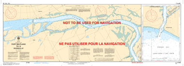 Port Maitland to/à Dunnville Canadian Hydrographic Nautical Charts Marine Charts (CHS) Maps 2140