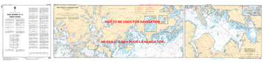 Port Severn to/à Parry Sound Canadian Hydrographic Nautical Charts Marine Charts (CHS) Maps 2202