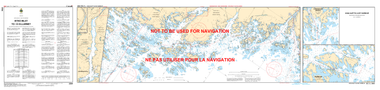 Byng Inlet to/à Killarney Canadian Hydrographic Nautical Charts Marine Charts (CHS) Maps 2204