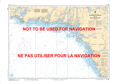 Alexander Passage to/à Beaverstone Bay Canadian Hydrographic Nautical Charts Marine Charts (CHS) Maps 2244
