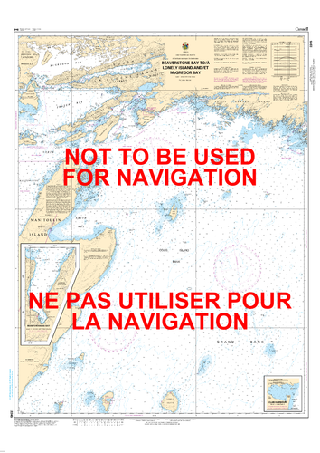Beaverstone Bay to/à Lonely Island and/et McGregor Bay Canadian Hydrographic Nautical Charts Marine Charts (CHS) Maps 2245