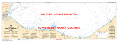 Sarnia to/à Bayfield Canadian Hydrographic Nautical Charts Marine Charts (CHS) Maps 2260