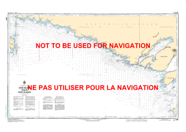 Cove Island to/aux Duck Islands Canadian Hydrographic Nautical Charts Marine Charts (CHS) Maps 2298