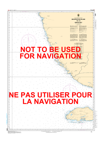 Michipicoten Island to/à Oiseau Bay Canadian Hydrographic Nautical Charts Marine Charts (CHS) Maps 2308