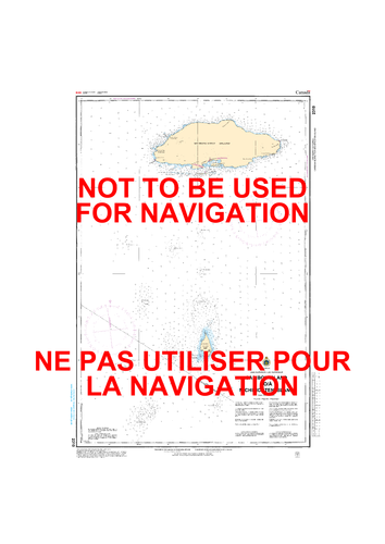 Caribou Island to/à Michipicoten Island Canadian Hydrographic Nautical Charts Marine Charts (CHS) Maps 2310