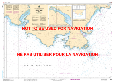 Sooke Inlet to/à Parry Bay Canadian Hydrographic Nautical Charts Marine Charts (CHS) Maps 3410