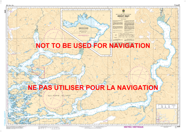 Knight Inlet Canadian Hydrographic Nautical Charts Marine Charts (CHS) Maps 3515