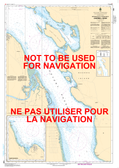 Approaches to/Approches à Campbell River Canadian Hydrographic Nautical Charts Marine Charts (CHS) Maps 3540