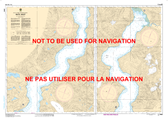 Bute Inlet Canadian Hydrographic Nautical Charts Marine Charts (CHS) Maps 3542