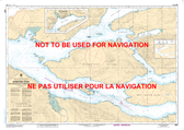 Johnstone Strait, Race Passage and/et Current Passage Canadian Hydrographic Nautical Charts Marine Charts (CHS) Maps 3544
