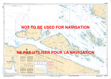 Queen Charlotte Strait Western Portion/Partie Ouest Canadian Hydrographic Nautical Charts Marine Charts (CHS) Maps 3549