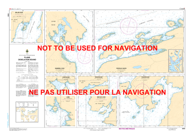 Plans Desolation Sound Canadian Hydrographic Nautical Charts Marine Charts (CHS) Maps 3554