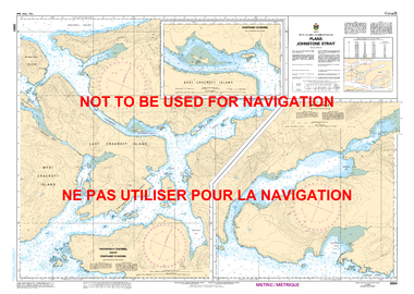 Plans - Johnstone Strait Canadian Hydrographic Nautical Charts Marine Charts (CHS) Maps 3564