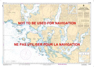 Clayoquot Sound, Tofino Inlet to/à Millar Channel Canadian Hydrographic Nautical Charts Marine Charts (CHS) Maps 3673