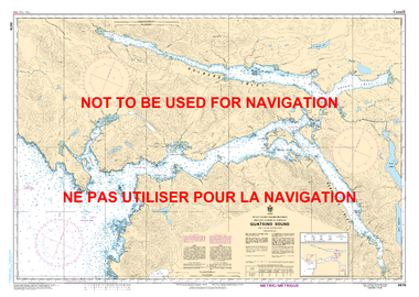 Quatsino Sound Canadian Hydrographic Nautical Charts Marine Charts (CHS) Maps 3679