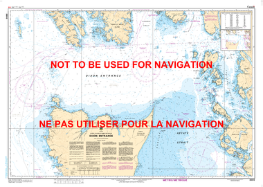 Dixon Entrance Canadian Hydrographic Nautical Charts Marine Charts (CHS) Maps 3800
