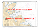 Carpenter Bay to/à Burnaby Island Canadian Hydrographic Nautical Charts Marine Charts (CHS) Maps 3809