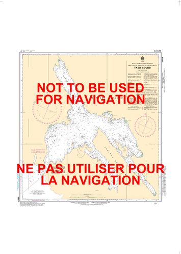 Tasu Sound Canadian Hydrographic Nautical Charts Marine Charts (CHS) Maps 3859