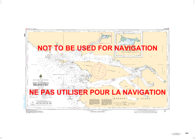 Vicinity of Englefield Bay Canadian Hydrographic Nautical Charts Marine Charts (CHS) Maps 3865
