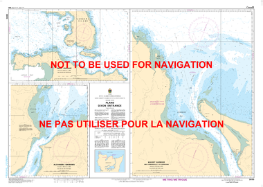 Plans - Dixon Entrance Canadian Hydrographic Nautical Charts Marine Charts (CHS) Maps 3895