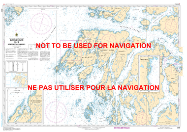 Queens Sound to/à Seaforth Channel Canadian Hydrographic Nautical Charts Marine Charts (CHS) Maps 3938