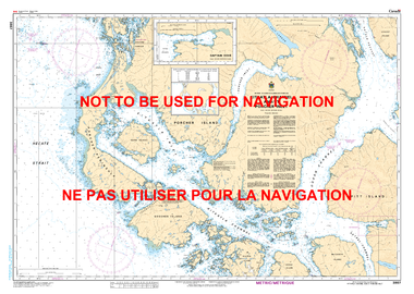 Kitkatla Channel and/et Porcher Inlet Canadian Hydrographic Nautical Charts Marine Charts (CHS) Maps 3987