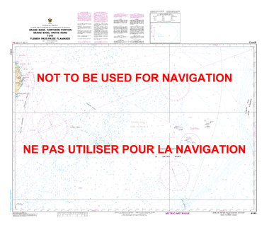 Grand Bank, Northern Portion / Grand Banc, Partie Nord to / à Flemish Pass / Passe Flamande Canadian Hydrographic Nautical Charts Marine Charts (CHS) Maps 4049