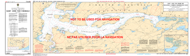 Saint John to / à Evandale Canadian Hydrographic Nautical Charts Marine Charts (CHS) Maps 4141