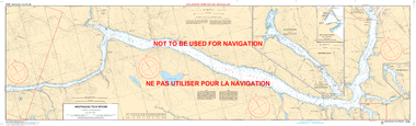 Mactaquac Lake - Saint John River / Rivière Saint-Jean Canadian Hydrographic Nautical Charts Marine Charts (CHS) Maps 4145