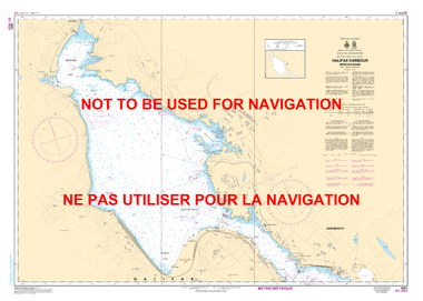 Halifax Harbour: Bedford Basin Canadian Hydrographic Nautical Charts Marine Charts (CHS) Maps 4201
