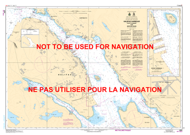 Halifax Harbour: Point Pleasant to / à Bedford Basin Canadian Hydrographic Nautical Charts Marine Charts (CHS) Maps 4202