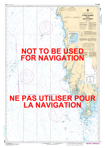 Tusket Islands to / à Cape St Marys Canadian Hydrographic Nautical Charts Marine Charts (CHS) Maps 4243