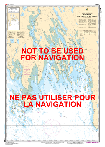 Wedgeport and Vicinity / et les abords Canadian Hydrographic Nautical Charts Marine Charts (CHS) Maps 4244