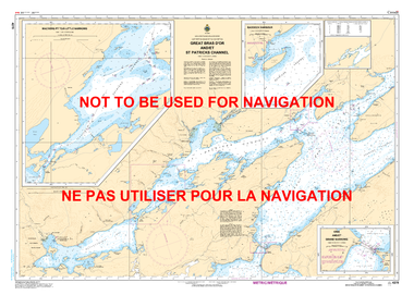 Great Bras D'Or and / et St. Patricks Channel Canadian Hydrographic Nautical Charts Marine Charts (CHS) Maps 4278