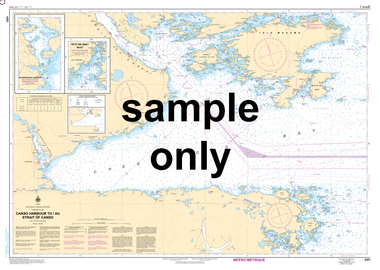 Canso Harbour to Strait of Canso Canadian Hydrographic Nautical Charts Marine Charts (CHS) Maps 4301