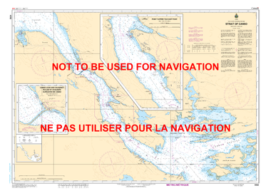 Strait of Canso Canadian Hydrographic Nautical Charts Marine Charts (CHS) Maps 4302