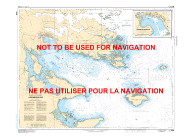 Lunenburg Bay Canadian Hydrographic Nautical Charts Marine Charts (CHS) Maps 4328