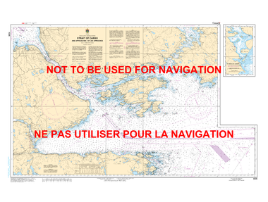 Strait of Canso and Approaches / et les approches Canadian Hydrographic Nautical Charts Marine Charts (CHS) Maps 4335