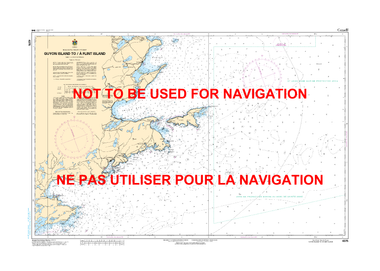 Guyon Island to / à Flint Island Canadian Hydrographic Nautical Charts Marine Charts (CHS) Maps 4375