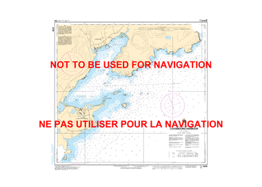 Louisbourg Harbour Canadian Hydrographic Nautical Charts Marine Charts (CHS) Maps 4376