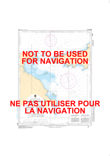 Main-à-Dieu Passage Canadian Hydrographic Nautical Charts Marine Charts (CHS) Maps 4377