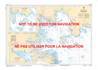 Mahone Bay Canadian Hydrographic Nautical Charts Marine Charts (CHS) Maps 4381