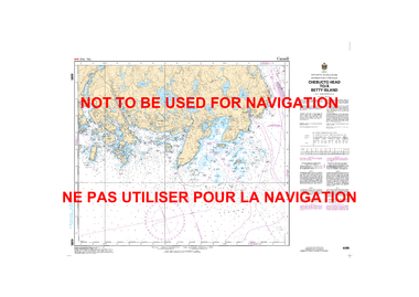 Chebucto Head to / à Betty Island Canadian Hydrographic Nautical Charts Marine Charts (CHS) Maps 4385