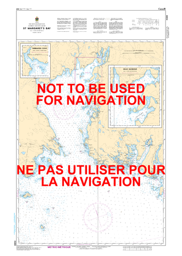 St. Margaret's Bay Canadian Hydrographic Nautical Charts Marine Charts (CHS) Maps 4386